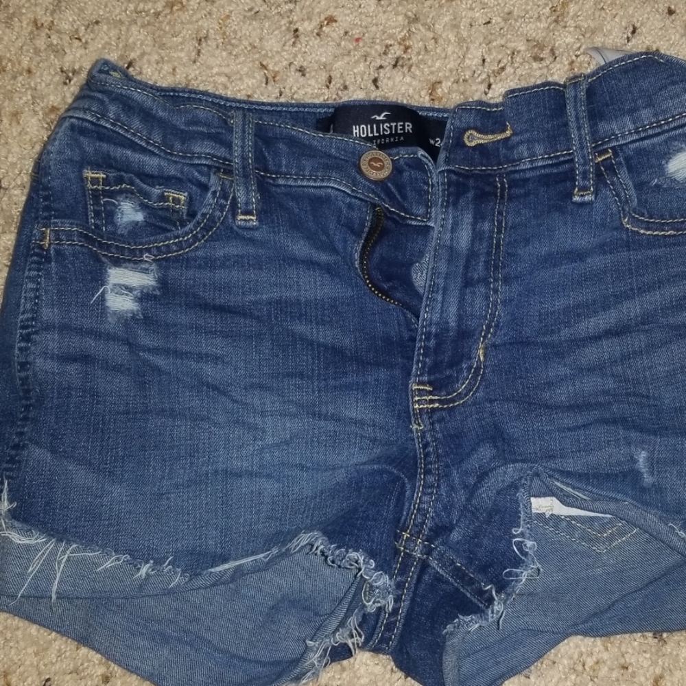 Hollister high rise short shorts size 0